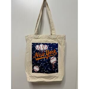 New York Mets Baseball cotton tote NWOT